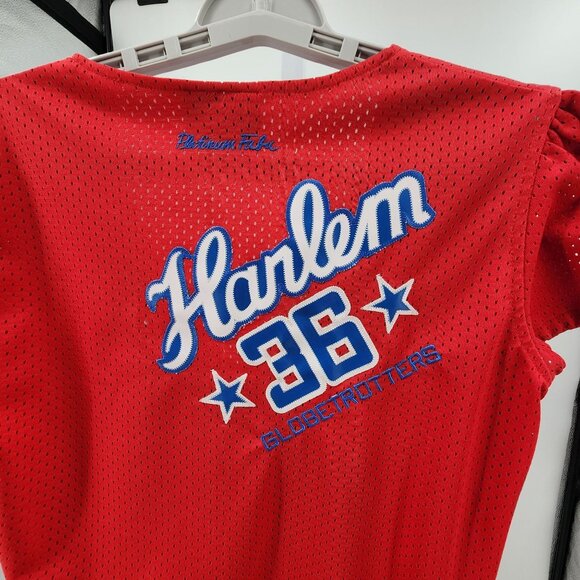 Harlem Globetrotters Womens Medium V Neck Jersey Dress Embroidered Logo - Picture 7 of 12